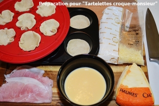 Tartelettes "Croque Monsieur"